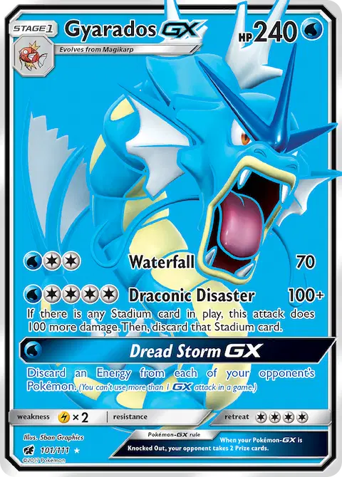 Gyarados GX, Crimson Invasion 101/111