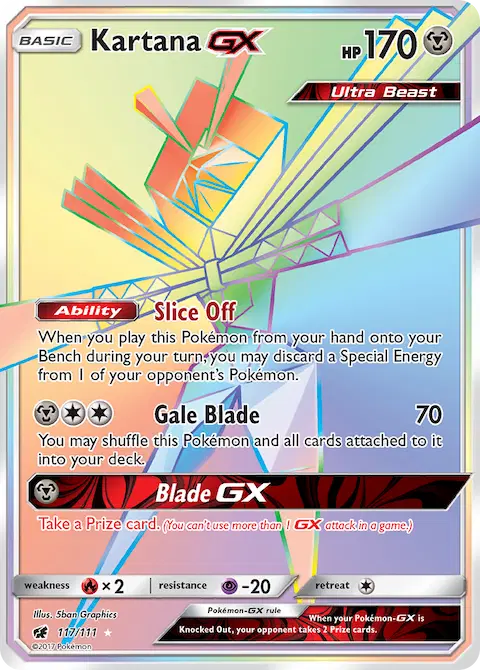 Kartana GX, Crimson Invasion 117/111