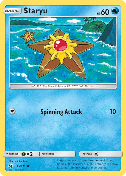 Staryu, Crimson Invasion 15/111