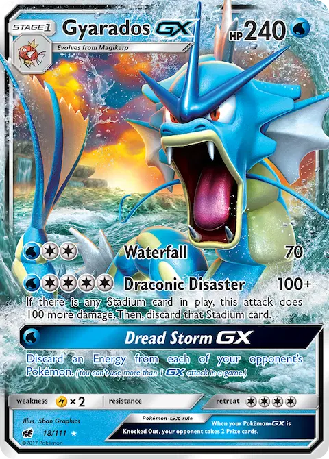 Gyarados GX, Crimson Invasion 18/111