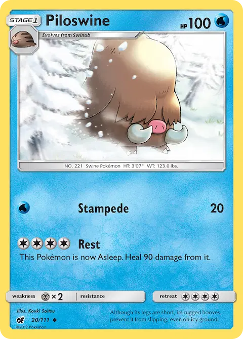 Piloswine, Crimson Invasion 20/111