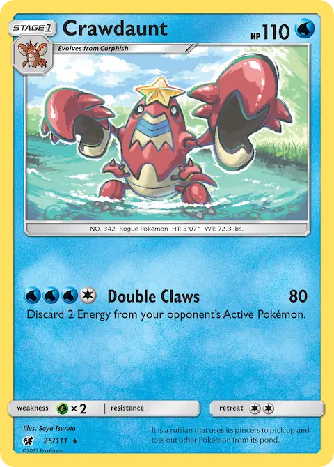 Crawdaunt, Crimson Invasion 25/111