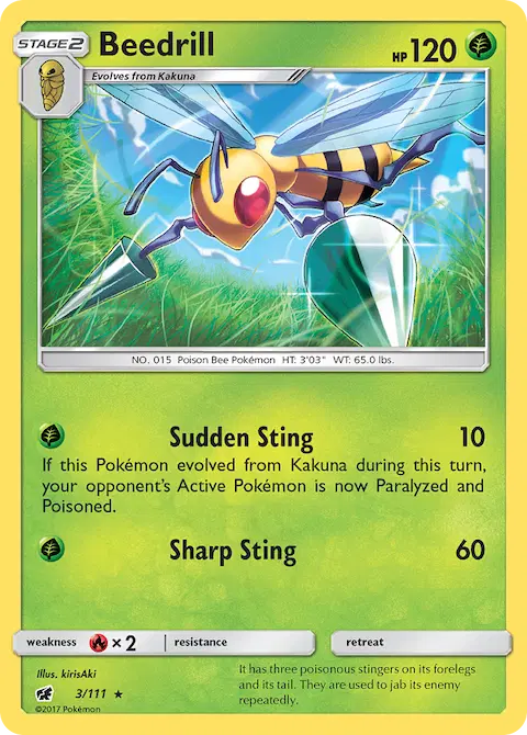 Beedrill, Crimson Invasion 3/111