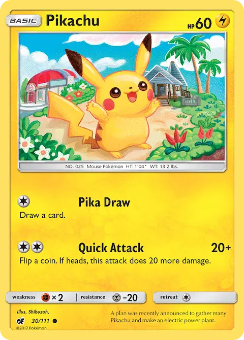 Pikachu, Crimson Invasion 30/111