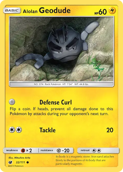 Alolan Geodude, Crimson Invasion 32/111