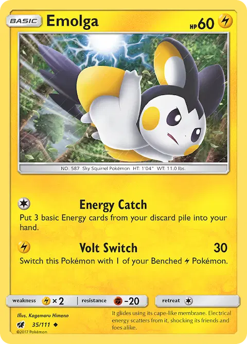 Emolga, Crimson Invasion 35/111