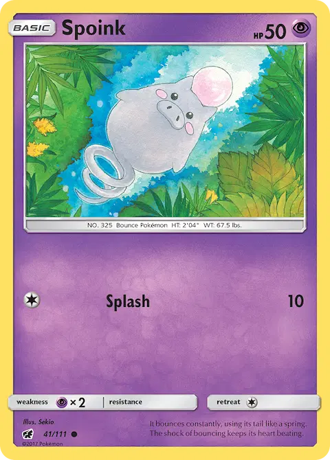 Spoink, Crimson Invasion 41/111