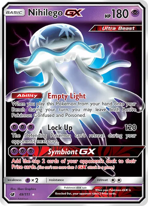 Nihilego GX, Crimson Invasion 49/111