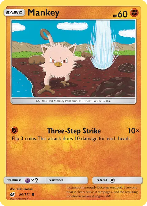 Mankey, Crimson Invasion 50/111