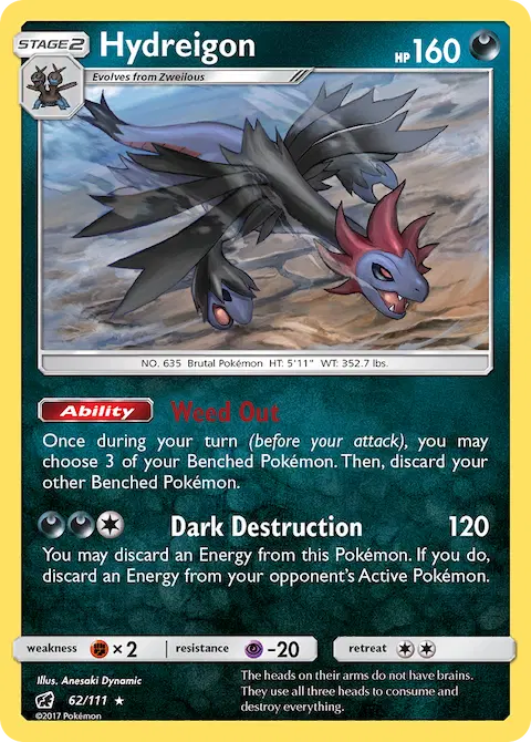 Hydreigon, Crimson Invasion 62/111