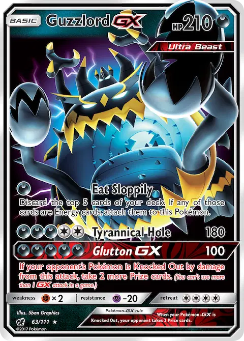Guzzlord GX, Crimson Invasion 63/111