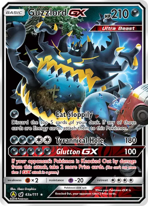 Guzzlord-GX, Crimson Invasion 63a