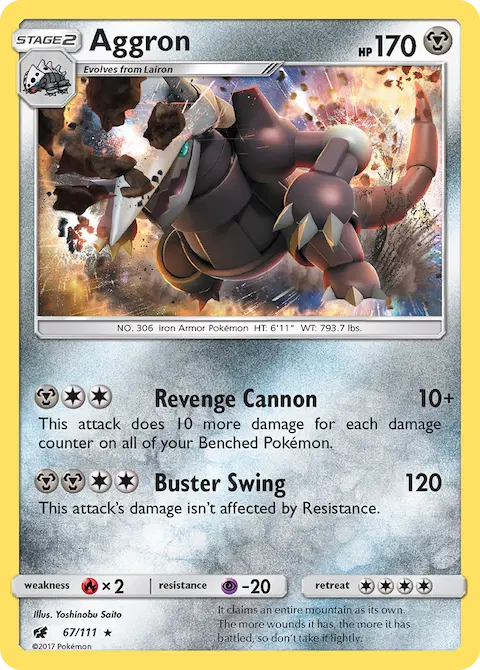 Aggron, Crimson Invasion 67/111