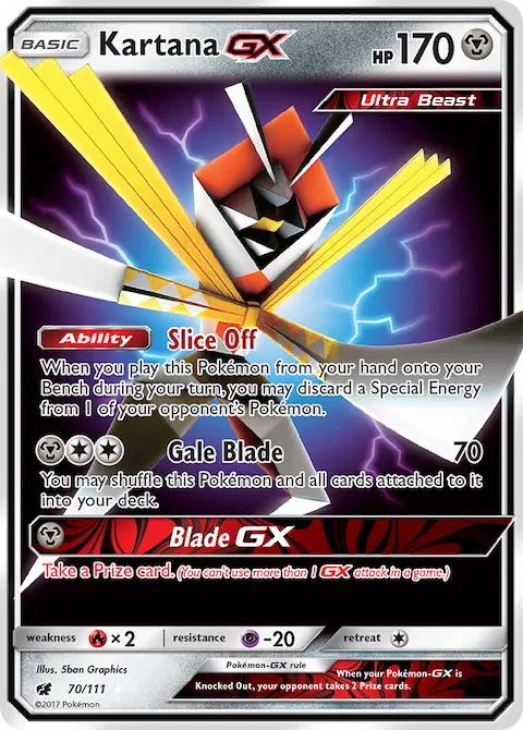 Kartana GX, Crimson Invasion 70/111