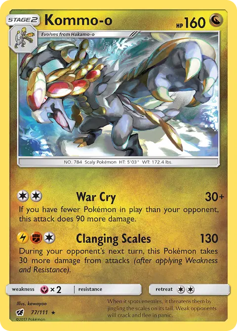 Kommo-o, Crimson Invasion 77/111