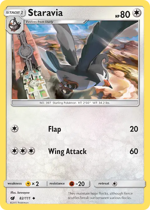 Staravia, Crimson Invasion 82/111