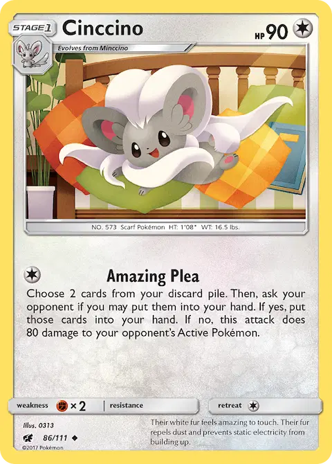 Cinccino, Crimson Invasion 86/111