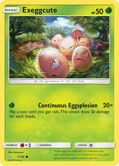 Exeggcute, Ultra Prism 1/156