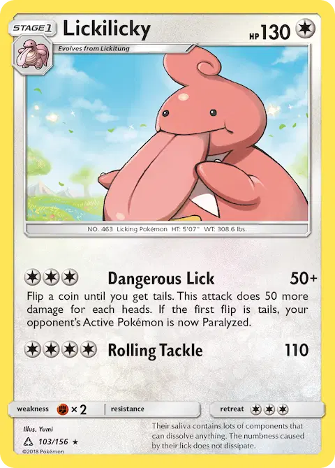 Lickilicky, Ultra Prism 103/156