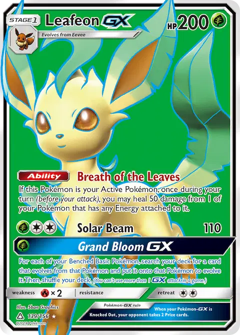 Leafeon GX, Ultra Prism 139/156