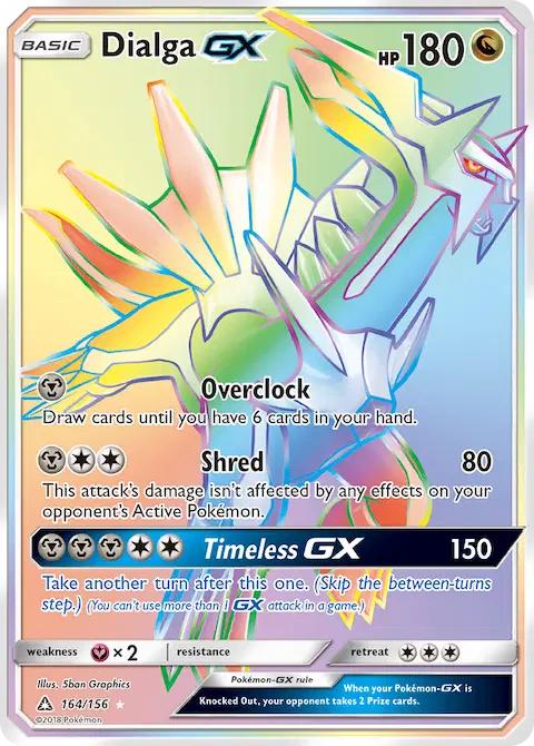 Dialga GX, Ultra Prism 164/156