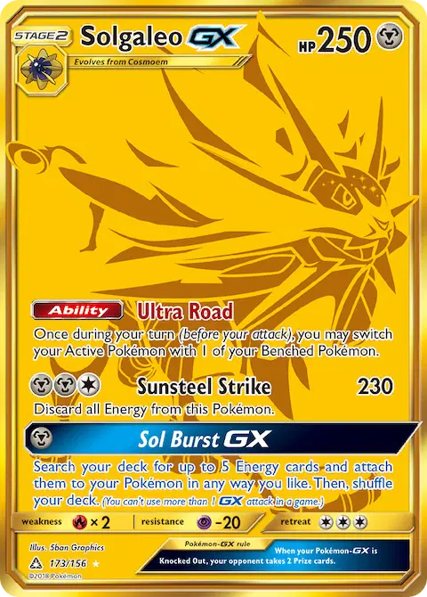 Solgaleo GX, Ultra Prism 173/156