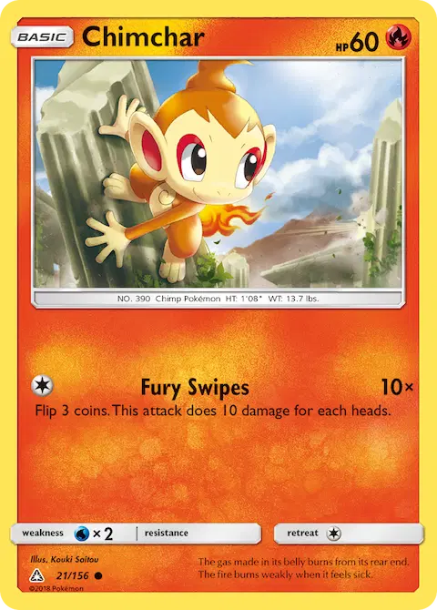 Chimchar, Ultra Prism 21/156