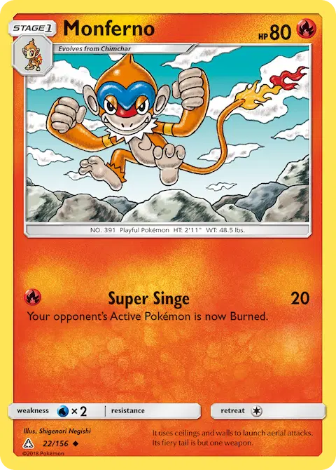 Monferno, Ultra Prism 22/156