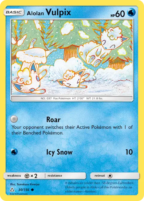 Alolan Vulpix, Ultra Prism 30/156