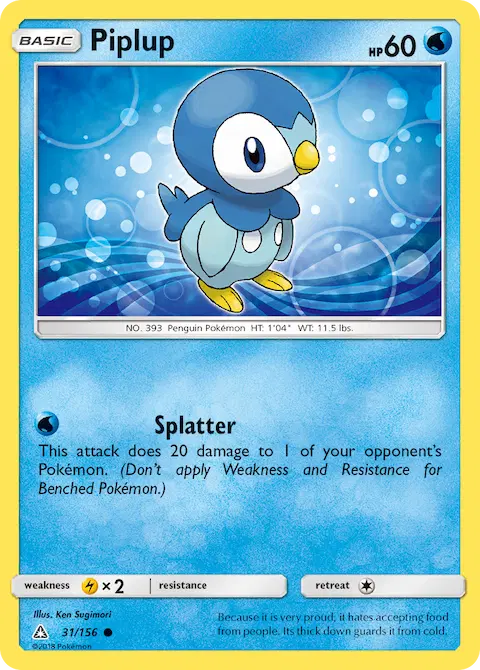 Piplup, Ultra Prism 31/156