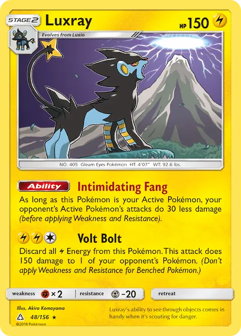Luxray, Ultra Prism 48/156