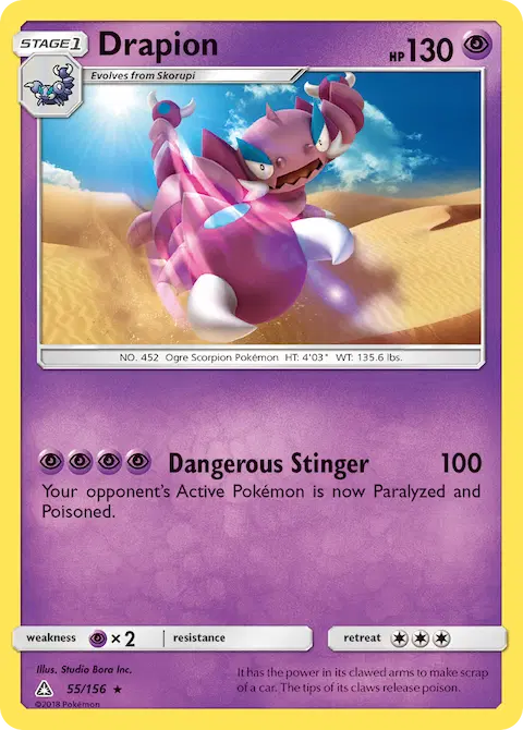 Drapion, Ultra Prism 55/156