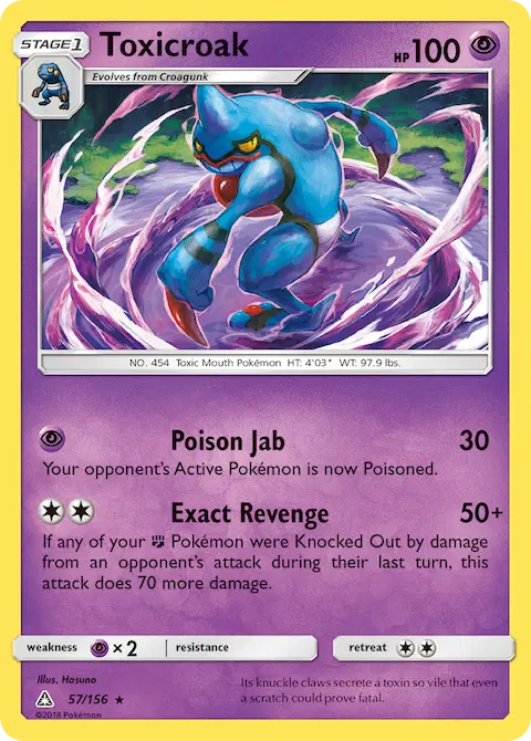 Toxicroak, Ultra Prism 57/156