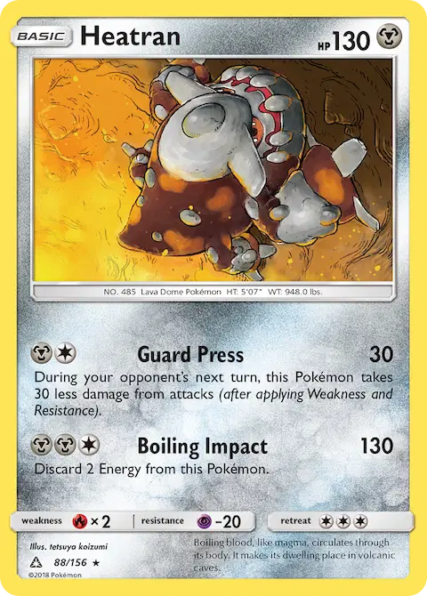 Heatran, Ultra Prism 88/156