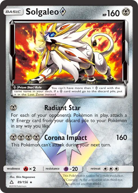 Solgaleo ◇, Ultra Prism 89/156