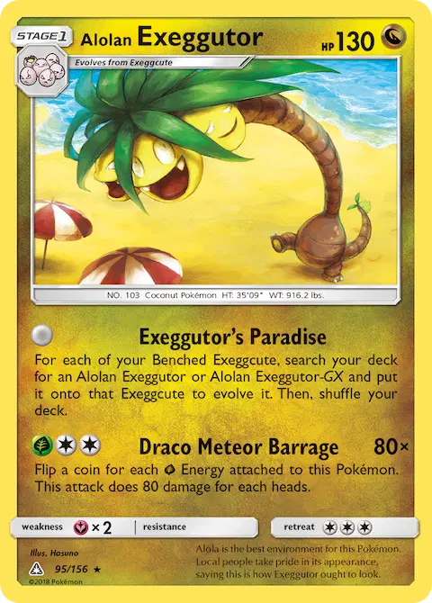 Alolan Exeggutor, Ultra Prism 95/156