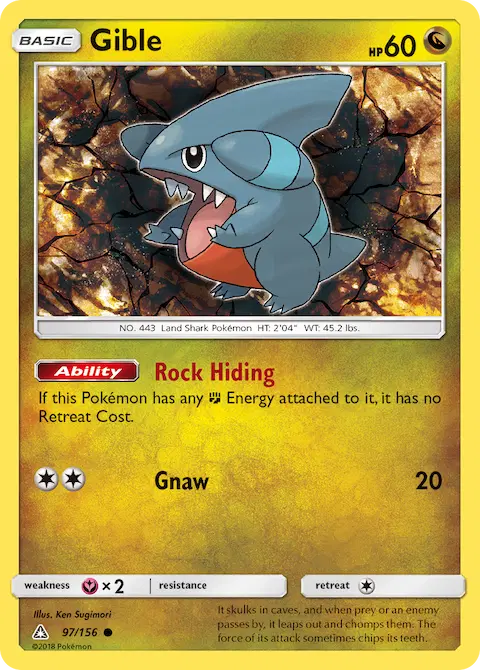 Gible, Ultra Prism 97/156