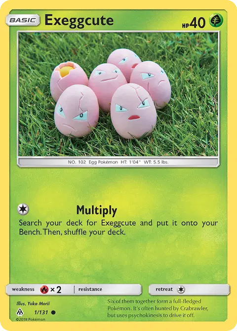 Exeggcute, Forbidden Light 1/131
