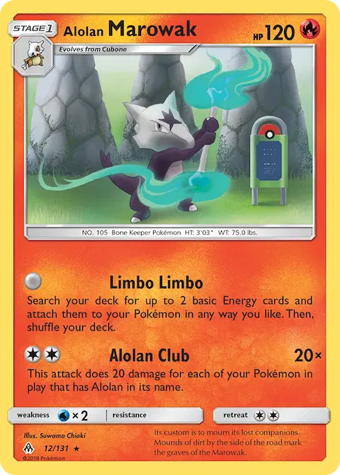 Alolan Marowak, Forbidden Light 12/131