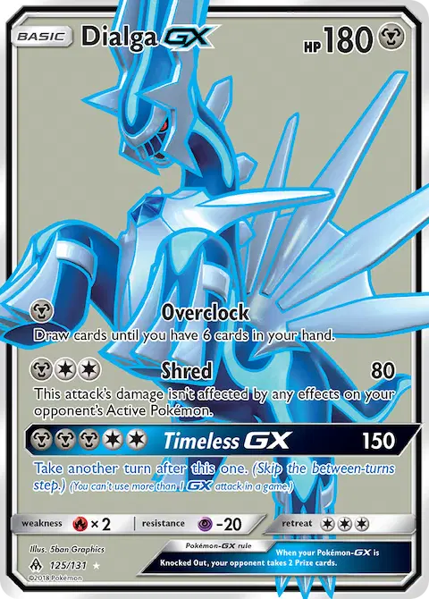 Dialga GX, Forbidden Light 125/131