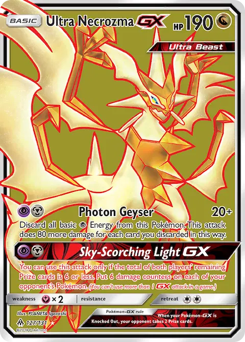 Ultra Necrozma GX, Forbidden Light 127/131
