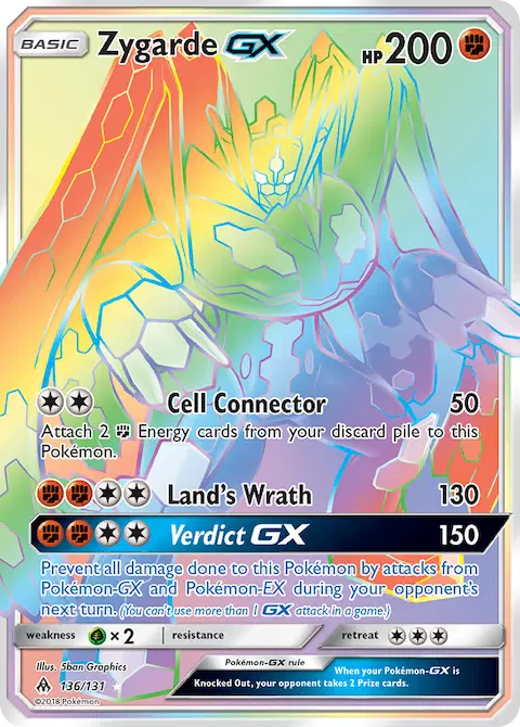 Zygarde GX, Forbidden Light 136/131