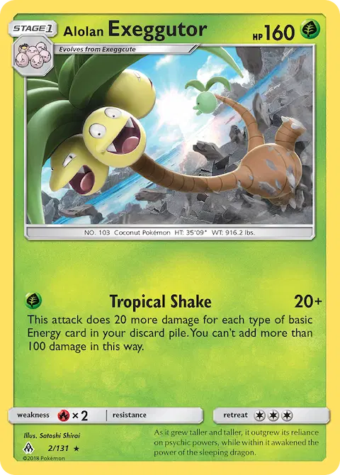 Alolan Exeggutor, Forbidden Light 2/131