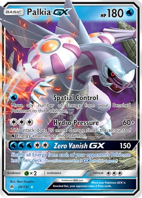 Palkia GX, Forbidden Light 20/131