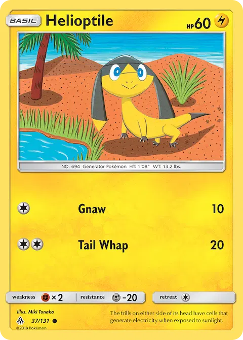Helioptile, Forbidden Light 37/131