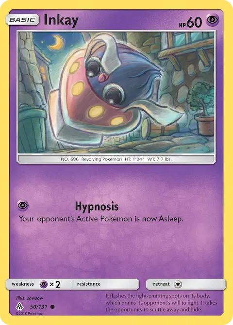 Inkay, Forbidden Light 50/131