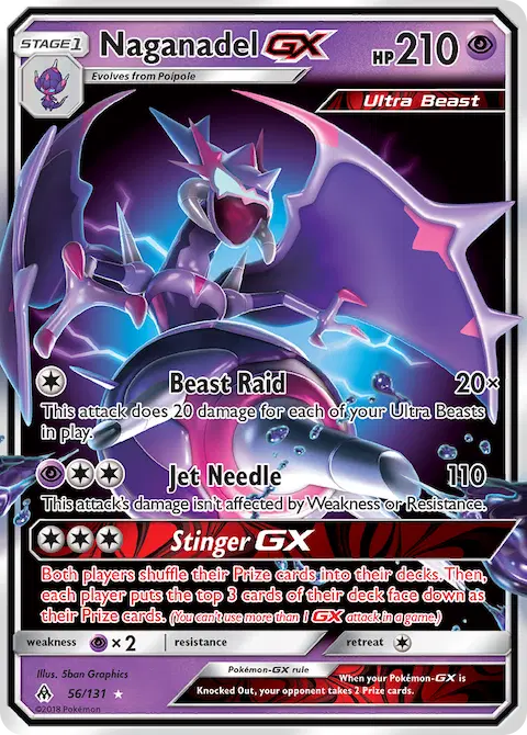 Naganadel GX, Forbidden Light 56/131