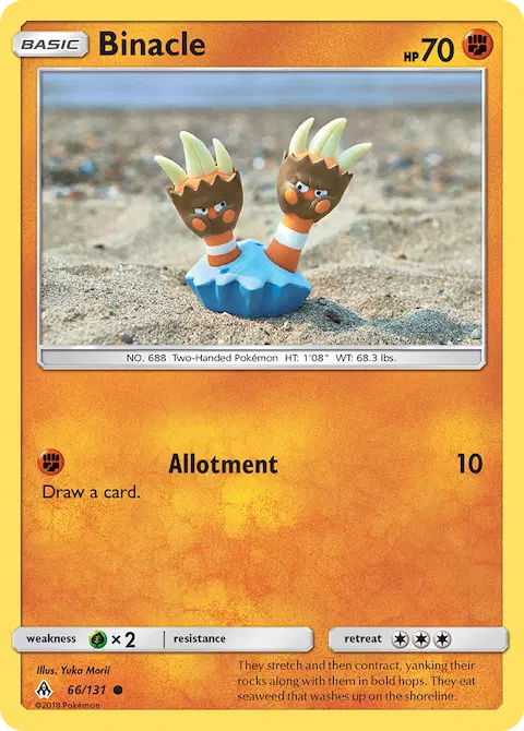 Binacle, Forbidden Light 66/131