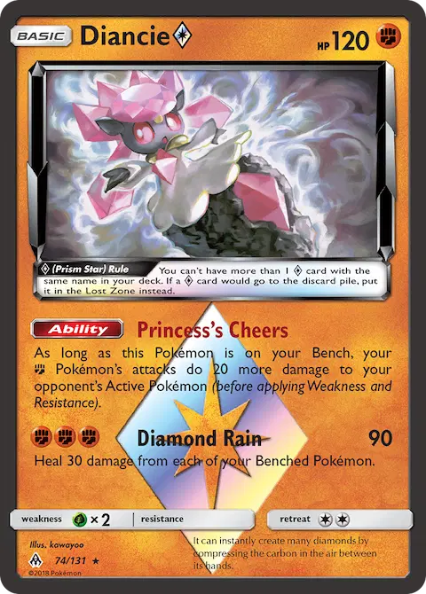 Diancie ◇, Forbidden Light 74/131