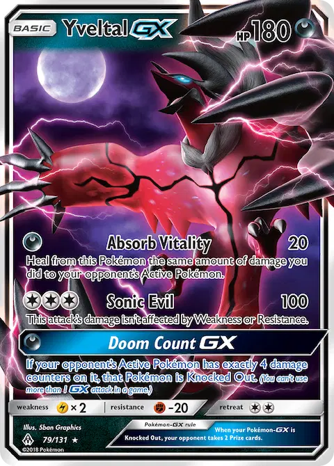 Yveltal GX, Forbidden Light 79/131